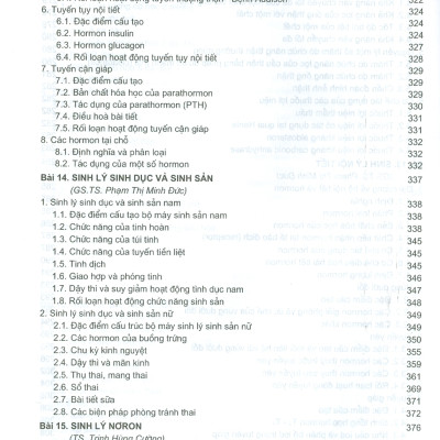 Sinh Lý Học (Sách đào tạo bác sĩ đa khoa) - GS.TS. Phạm Thị Minh Đức chủ biên