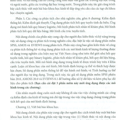 Phương Pháp Nghiên Cứu Kinh Tế Và Viết Luận Văn Thạc Sĩ & Luận Văn Tiến Sĩ