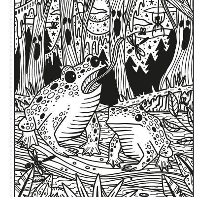 Halloween Magic Painting Book