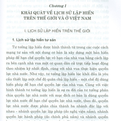 Giáo Trình Luật Hiến Pháp Việt Nam (Tái bản có chỉnh sửa, bổ sung)