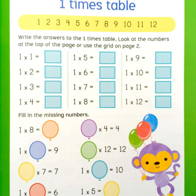 Little Genius Times Table - Magnetic Board & Magnets