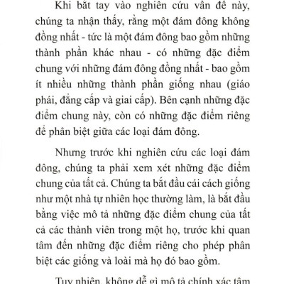 Diễn Biến Tâm Lý Đám Đông (SB)