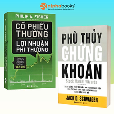 Combo Sách Đầu Tư Chứng Khoán : Phù Thủy Sàn Chứng Khoán + Cổ Phiếu Thường, Lợi Nhuận Phi Thường 