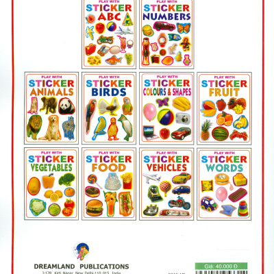 Play With Sticker - Birds (Chơi Cùng Hình Dán - Các Loài Chim)