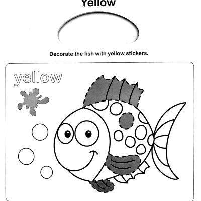 Early Learning Colours And Shapes - Sticker Activity