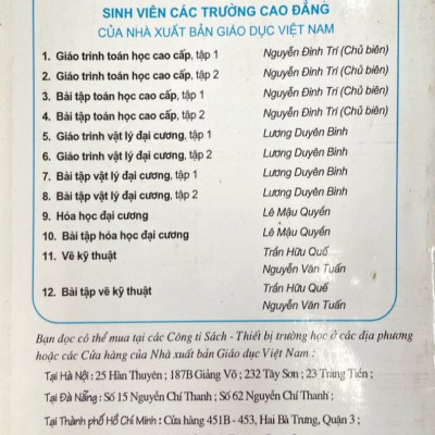 Giáo trình Vật lý đại cương, tập 1 (dùng cho sinh viên các trường cao đẳng)