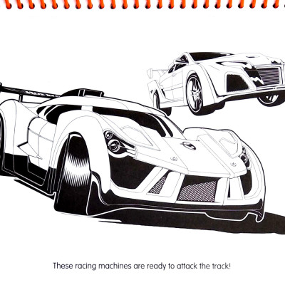 Mattel Hot Wheels Deluxe Poster Paint & Color