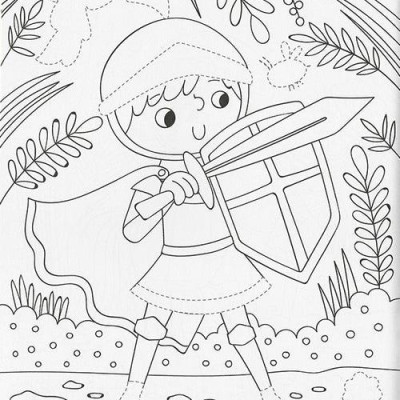 Dress Me Up Colouring & Activity Book - Knights & Dragons