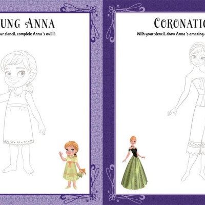 Disney Frozen Design And Create Sketchpad