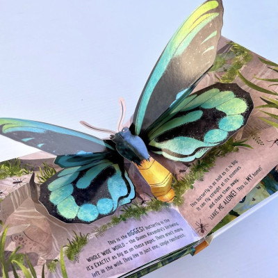 SÁCH POP-UP 3D BUTTERFLIES CHO BÉ