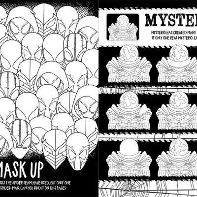 Marvel Spider-Man: Search & Find Colouring