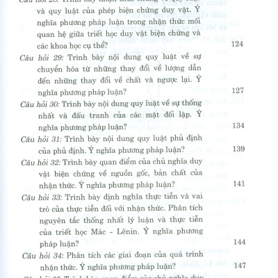 Hỏi - Đáp Môn Triết Học Mác - Lênin (Dùng cho bậc đại học hệ chuyên và không chuyên lý luận chính trị)