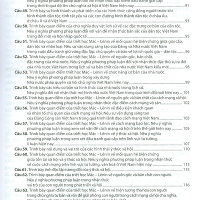 Hướng Dẫn Ôn Thi Hiệu Quả Môn Triết Học Mác - Lênin (Dùng Cho Sinh Viên Đại Học Không Chuyên Lí Luận Chính Trị)