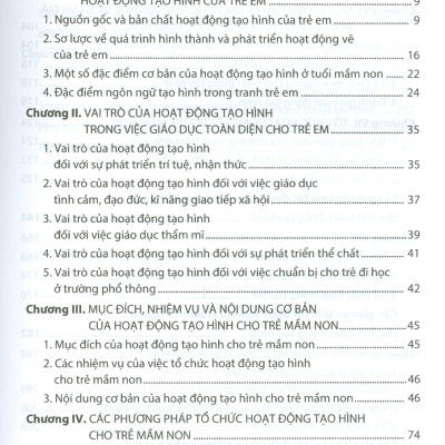 Phương Pháp Tổ Chức Hoạt Động Tạo Hình Cho Trẻ Mầm Non (Tái bản 2023)