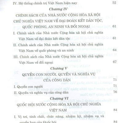 Giáo Trình Luật Hiến Pháp Việt Nam (Tái bản có chỉnh sửa, bổ sung)