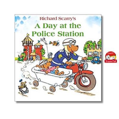 Sách - A Day at the Police Station by Richard Scarry