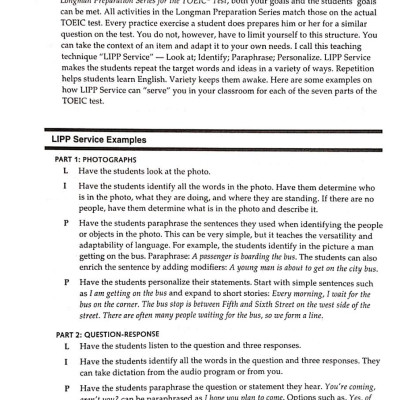 Longman Preparation Series for the TOEIC Test: Listening and Reading (6th Edition) Student Book - Level Advanced with MP3 & Answer Key