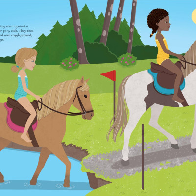 Sticker Dolly Dressing At the Stables