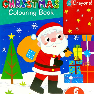 Wipe Clean Colouring Books - Sleigh