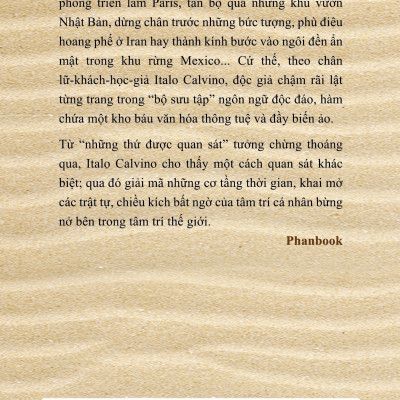 Bộ Sưu Tập Cát - Italo Calvino