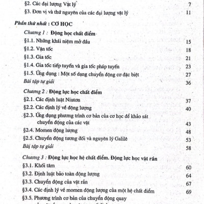 Giáo trình Vật lý đại cương, tập 1 (dùng cho sinh viên các trường cao đẳng)