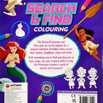Disney Princess: Search & Find Colouring