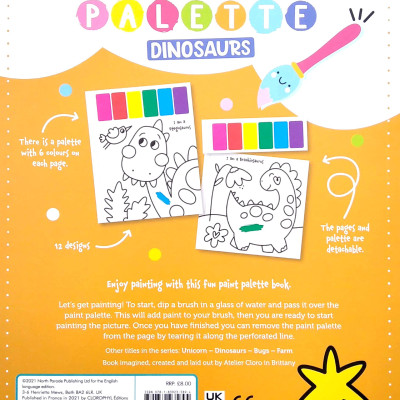 My First Paint Palette: Dinosaurs