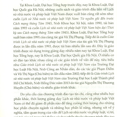 Giáo Trình Lịch Sử Nhà Nước Và Pháp Luật Việt Nam - PGS. TS. Nguyễn Minh Tuấn, TS. Phạm Thị Duyên Thảo, TS. Mai Văn Thắng - Tái bản - (bìa mềm)