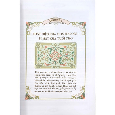 Sách - Cẩm Nang Nuôi Dạy Con Theo Phương Pháp Montessori