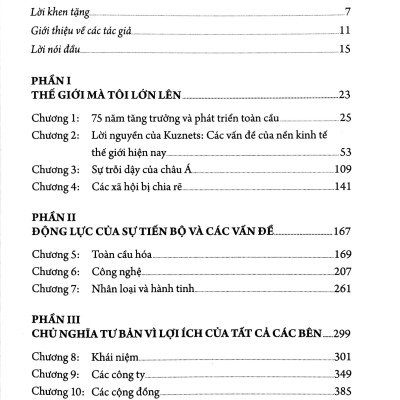 Một Chủ Nghĩa Tư Bản Vì Lợi Ích Tất Cà Các Bên