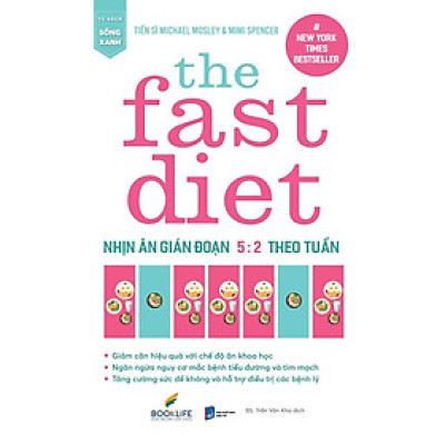 Sách - The Fast Diet : Nhịn Ăn Gián Đoạn 5:2 Theo Tuần - 1980Books