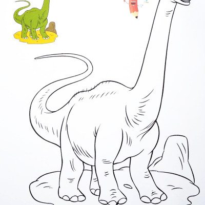 It’s My First Dinosaurs Colouring Book