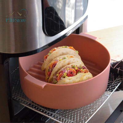 Khay silicone dành cho nồi chiên không dầu và lò vi sóng  Lock&Lock  3.5L và 5L, CKB002 CKB003 chịu nhiệt độ cao dễ dàng vệ sinh