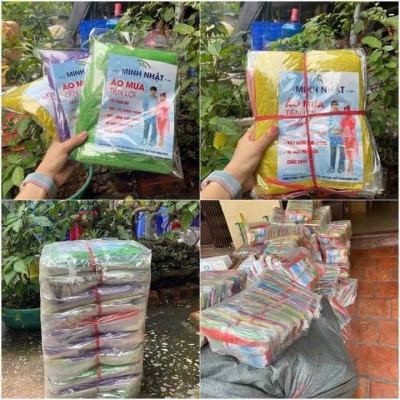 Sét 10 Áo Mưa Giấy Đi Đường, Đi Phượt Tái Sử Dụng Được Nhiều Lần Nhiều Màu Sắc
