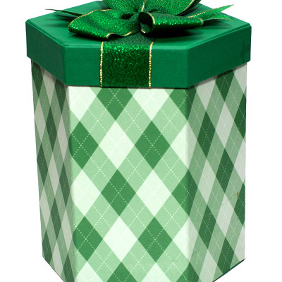 HỘP QUÀ LỤC GIÁC L012 - 16 X21 CM