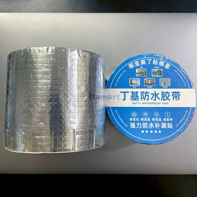 Băng Keo Chống Thấm Nước Butyl Dán Mái Tôn Chống Dột Vá Đường Ống Tường Sửa Chữa Nhà Cửa Siêu Dính