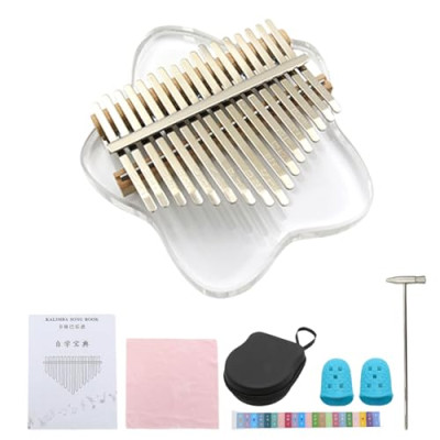 Đàn Kalimba Trong Suốt 17 Phím | Thiết Kế Pha Lê, Âm Thanh Trong Vắt