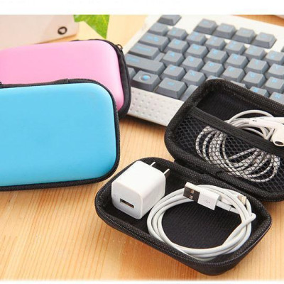 Bóp Đựng Tai Nghe, Dây Cáp Sạc Hình Chữ Nhật