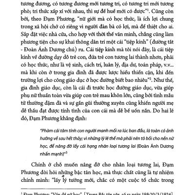 Đạm Phương Nữ Sử - Vấn Đề Phụ Nữ Ở Nước Ta