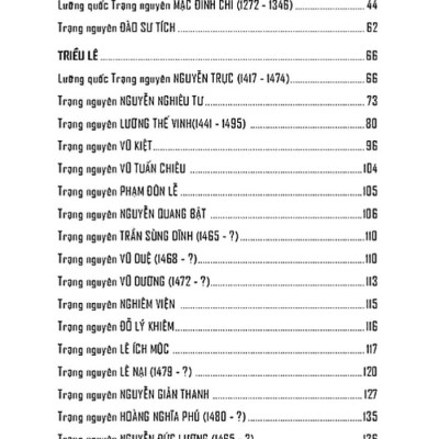 Sách Trạng nguyên Việt Nam