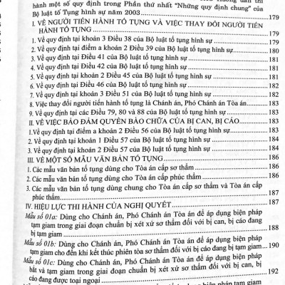  Các Nghị quyết của Hội đồng Thẩm phán Tòa án nhân dân tối cao về hình sự và tố tụng hình sự từ năm 1986 đến năm 2024