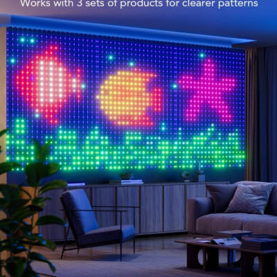 Đèn LED trang trí tường Govee Curtain Lights H70B1 | Tạo hình đa dạng công nghệ mới