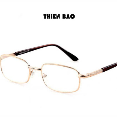Kính lão thị, viễn thị trung niên tròng Thủy tinh chống xước hàng đẹp toàn viền vàng KVN16 GOLD Nam nữ loại I