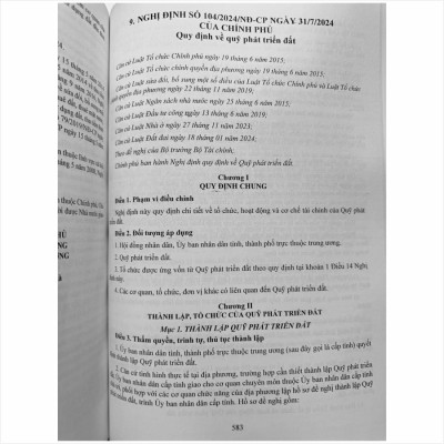Sách Luật Đất Đai (sửa đổi, bổ sung 2024) – Và Các Văn Bản Hướng Dẫn Thi Hành Về Giá Đất, Bồi Thường, Hỗ Trợ, Tái Định Cư Khi Nhà Nước Thu Hồi Đất (V2427D)