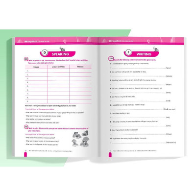 Sách - Big 4 Bộ Đề Tự Kiểm Tra 4 Kỹ Năng Nghe - Nói - Đọc - Viết Tiếng Anh Cơ Bản Và Nâng Cao Lớp 8 - Chọn Lẻ 2 Tập