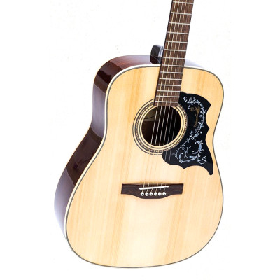 Đàn Guitar Acoustic DD200 NAT - Màu gỗ dáng D cho âm thanh vang tốt sử dụng lâu dài