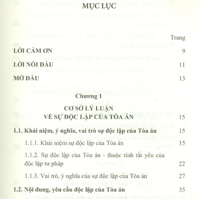 Kinh Nghiệm Các Nước Trên Thế Giới Về Sự Độc Lập Của Tòa Án, Một Số Gợi Mở Cho Việt Nam (Sách chuyên khảo)