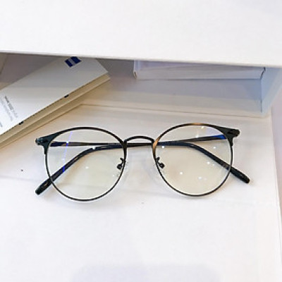 Kính mắt tròn kim loại tăm mảnh ulzzang Korea cao cấp + tặng tuavit móc khóa mini