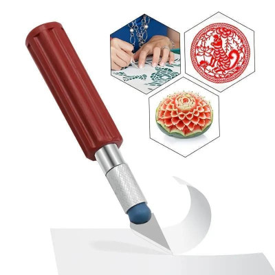 Bộ Dao Trổ 13 Lưỡi+ 3 Cán Dao Inox Chống Trơn Chuyên Dụng Khắc Tỉa Thủ Công