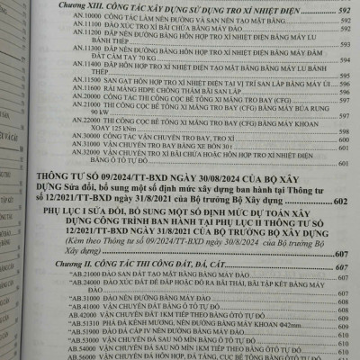 Sách Định Mức Dự Toán Xây Dựng Công Trình sđ, bs năm 2025 theo Thông Tư 08/2025/TT-BXD - Tập 1: Phần Xây Dựng và Khảo Sát (V2581D)